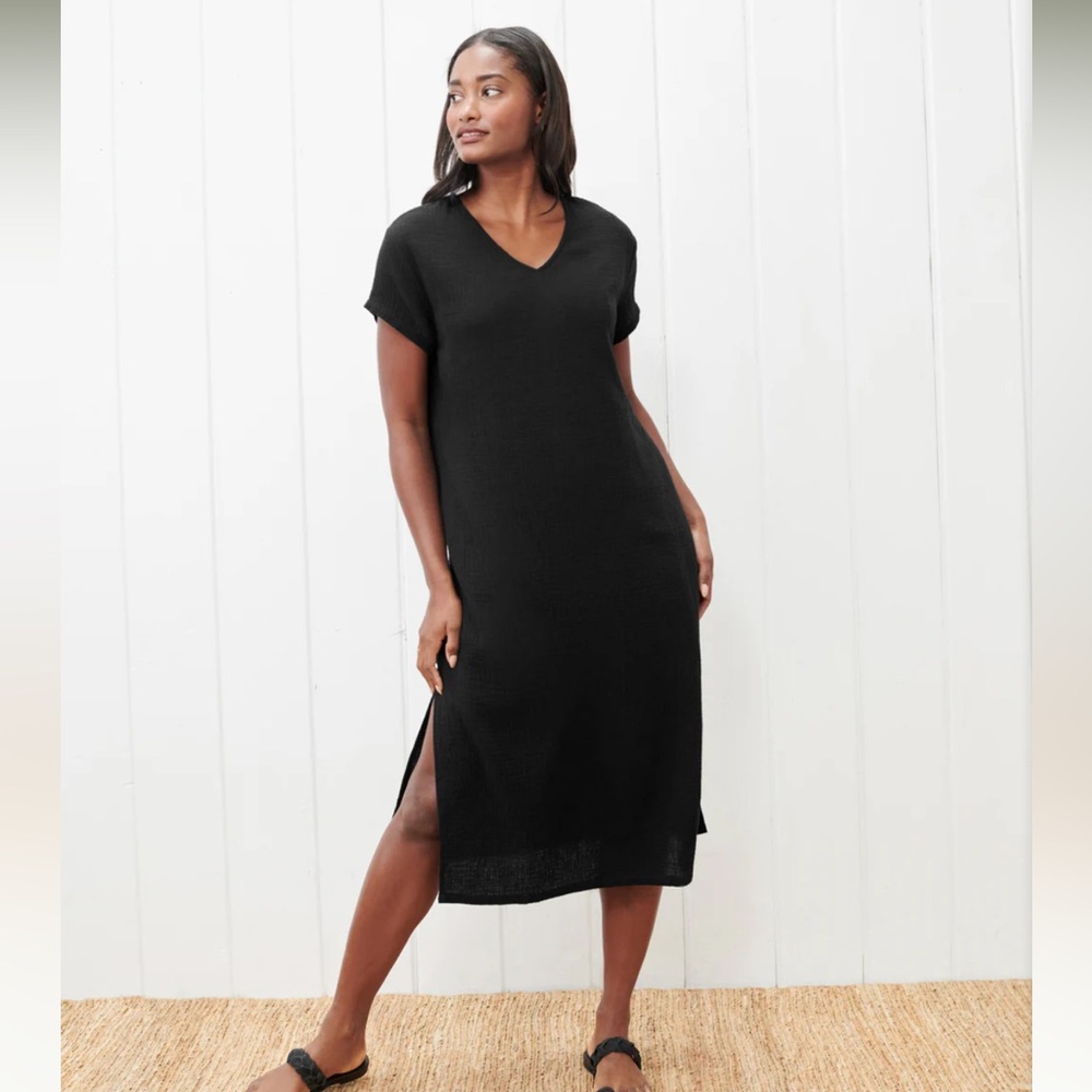 Jenni Kayne Black Cypress Caftan Dress